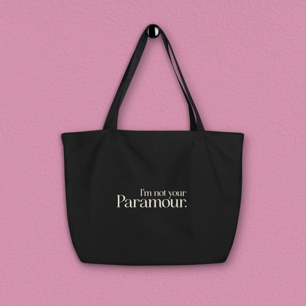 Totebag LG NotYouParamour hanging