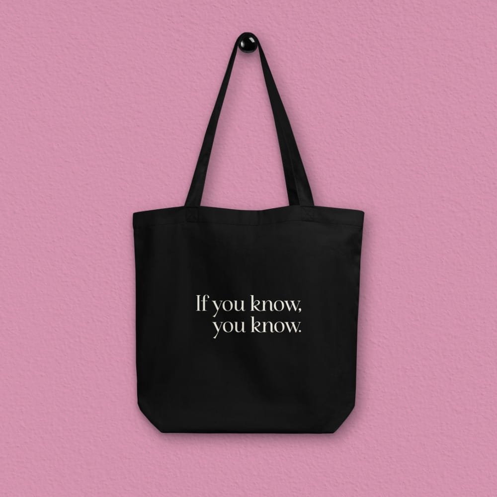 Totebag SM IfyouKnow hanging